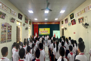 ĐẠI HỘI LIÊN ĐỘI TRƯỜNG TIỂU HỌC TT NA SẦM  THÀNH CÔNG TỐT ĐẸP